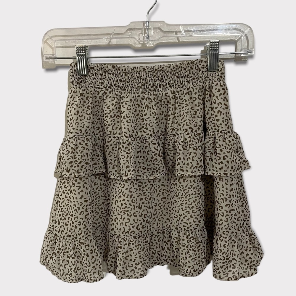 𝅺ALTAR’D State Leopard Animal Print Skirt Size XS